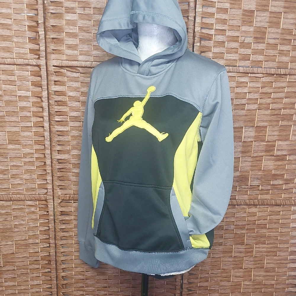 Nike Jordan Therma-FIT pullover hoodie in gray Boy's XL